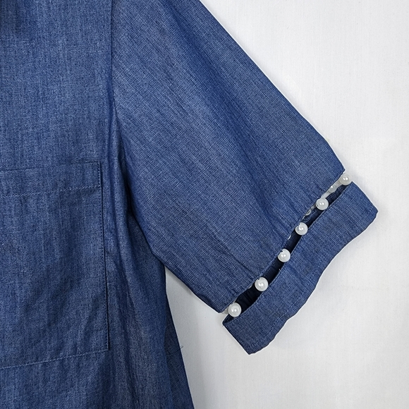 DO+BE shirts size medium Color blue - Picture 7 of 9